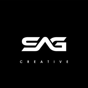 SAG Letter Initial Logo Design Template Vector Illustration
