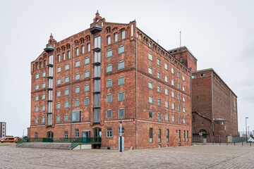 The Speicher  building in the port of Wismar, Germany
