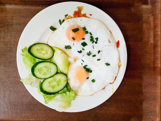 Breakfast with Prepared Egg - prepared egg under the sun