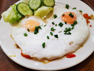 Breakfast with Prepared Egg - prepared egg under the sun
