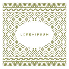 vintage pattern design vector suitable for product packaging