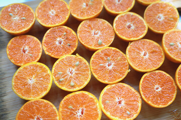 orange slices background