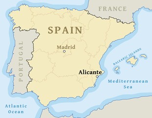 Alicante city location