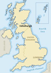Edinburgh map location