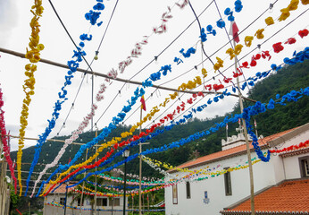 Fototapeta na wymiar Festival in village