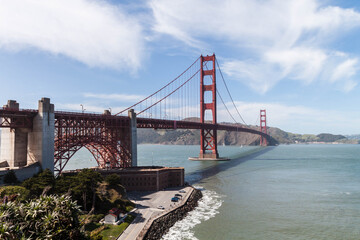 Golden Gate Bridge on a beautiful San Francisco day