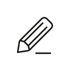 Outline Vector Icon Edit Register Subscription Subscribe