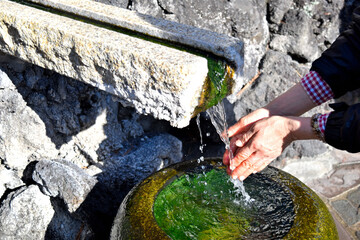 伊豆土肥温泉の手湯