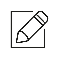 Outline Vector Icon Edit Register Subscription Subscribe