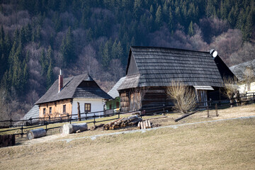 Fototapeta na wymiar Vlkolínec - Carpathians Mountains