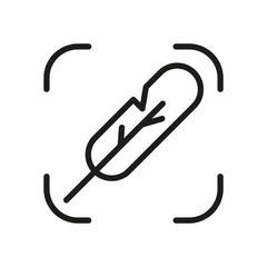 Outline Vector Icon Edit Register Subscription Subscribe