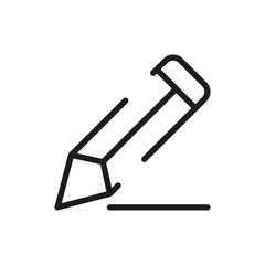 Outline Vector Icon Edit Register Subscription Subscribe