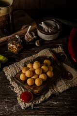 Homemade potato croquettes