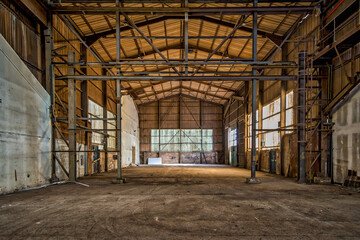 Interior Of An Old English Warehouse