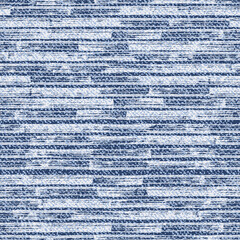 Striped faded denim texture Vector background. Frayed Jeans fabric seamless pattern