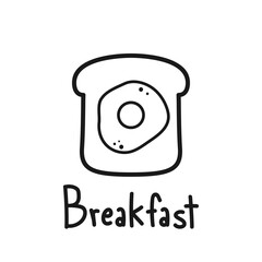 Breakfast logo design. Bread vector. bread symbol. bread logo design.