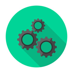 Gear, Engineering Mechanism Machinery - Icon Vector Illustration