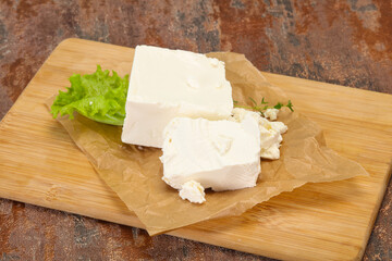 Greek traditional Feta soft cheese