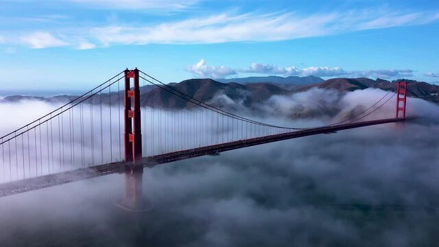 Golden Gate Bridge By Drone