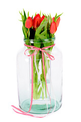 tulip flowers as present