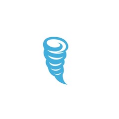 Tornado icon logo vector illustration. Wind tornado, Speed tornado, Whirlwind tornado cartoon design vector template