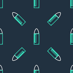 Line Key icon isolated seamless pattern on black background. Vector.