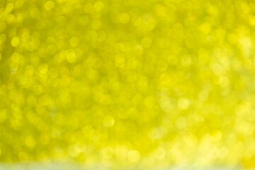 Christmas Background. Golden Holiday Abstract Glitter Defocused Background With Blinking Stars....