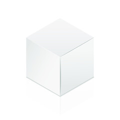 3D Cube for your design. Vector illustration.