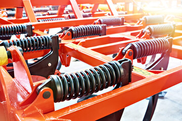 Strut springs of universal cultivator