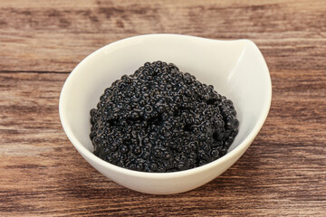 Luxury strugeon fish black caviar