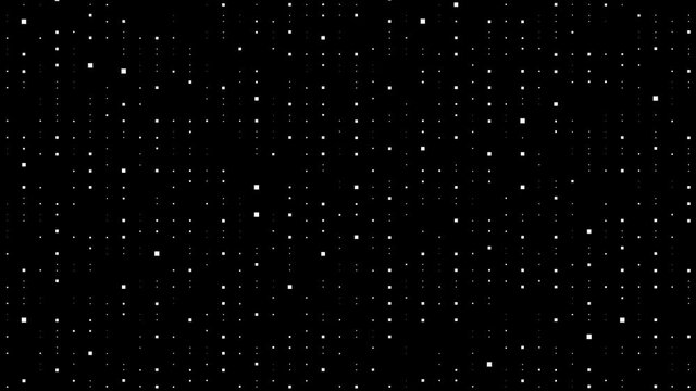 PNG Alpha.Grid dots,squares seamless animation.Side moves.