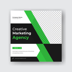 Digital Marketing Agency. Social media post banner template for your business. Digital corporate business marketing banner	