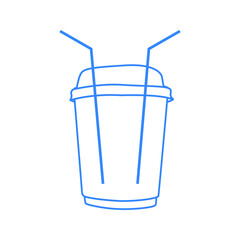 Iced coffee icon