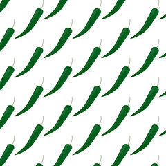 green long peppers seamless pattern vector abstract illustration