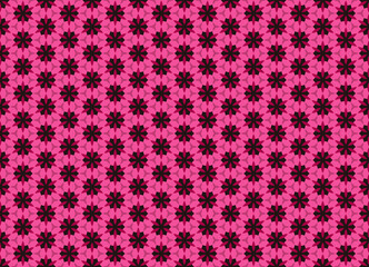 Pink and red indeterminate, geometric shapes