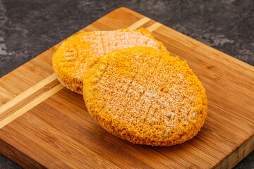 Raw chicken cutlet for roast
