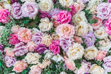 bouquet of pink roses