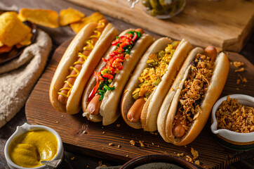 Hot dog variations