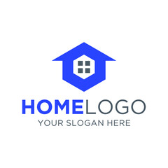 geometric house logo