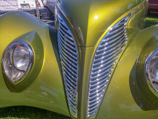 headlight of a car