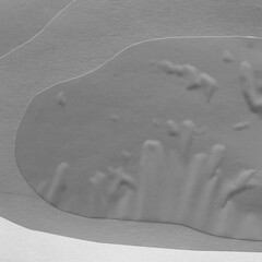 Obraz premium White torn paper collage close-up. Texture made from various paper and cardboard parts. Damaged old paper background. Vintage blank wallpaper. Material design backdrop.