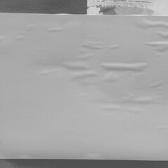  White torn paper collage close-up. Texture made from various paper and cardboard parts. Damaged old paper background. Vintage blank wallpaper. Material design backdrop.