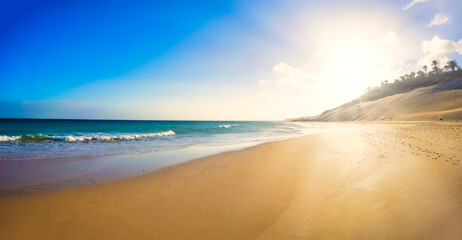 Sandy beach on the Canary Island