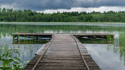 The beautiful lakes of the Tytuvėnai region are wonderful Lithuanian nature.