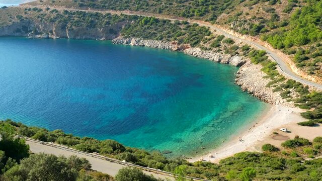 Beautiful beach on Datca peninsula at Aegean sea, Mugla, Turkey