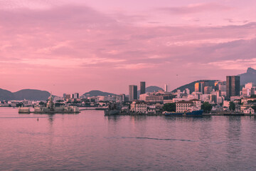 Obraz premium Rio de Janeiro at sunset