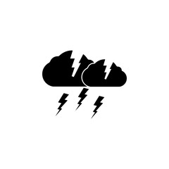 creative weather icon black vector