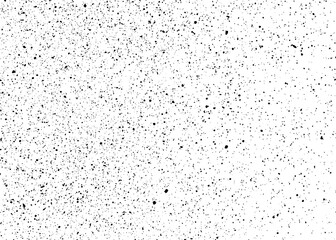 Black spots, drops, and splashes made by ink. Grunge shapes and silhouettes for your design.