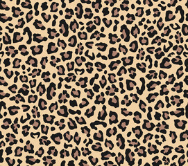 
Abstraction leopard vector seamless print for textiles. Fashion pattern