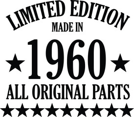 limited edition 1960